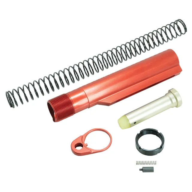 Timber Creek Outdoors Buffer Tube Kit for AR-15, Red