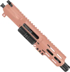 ABC RIFLE COMPANY AR9 9mm Luger Pistol 4in Barrel M-LOK Handguard Complete Upper Receiver w/BCG And Charging Handle Rose Gold