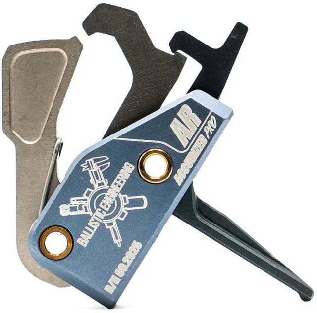 Ballistic Engineering AR Accurized PRO Trigger 1.5-5lb Straight Grey