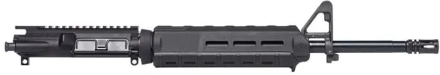 Aero Precision AR-15 Complete Upper Receiver 5.56 Mid-Length 16 inch Barrel w/Pinned FSB Magpul MOE Handguard A2 Flash Hider Anodized Black