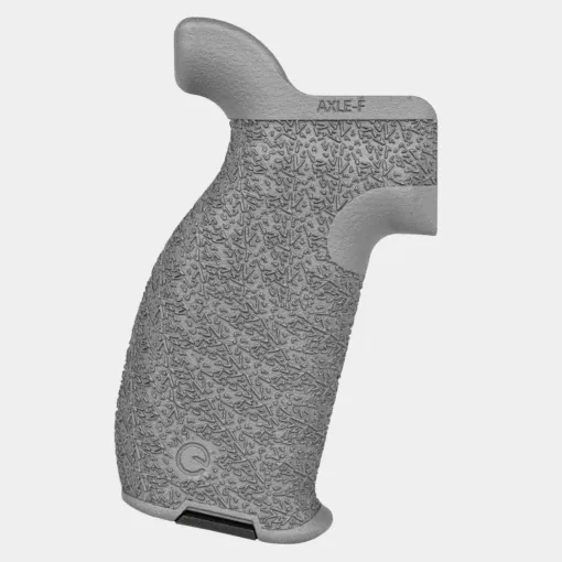 Emissary Development Axle Grip for AR-15 Full Size Aggressive Texture - Grey