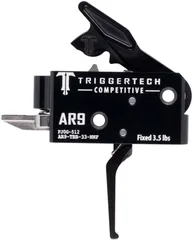 Triggertech AR-9 Competitive Trigger Flat 3.5 lbs. Black