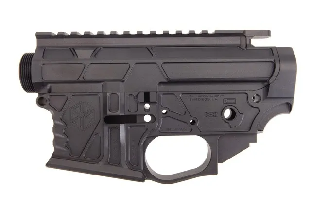 JL Billet Skeletor AR15 Light Weight Matched Set - Black