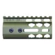 Guntec USA Air Lite Series Honeycomb M-LOK Free Floating Handguard w/ Monolithic Top Rail 4in Anodized Green