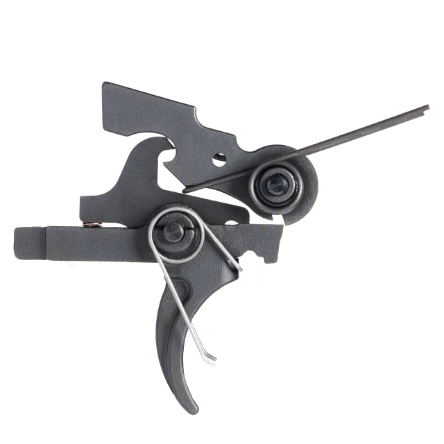 AR-15/10 Single Stage Component Trigger, Curved, Small Pin, 2.5 lb