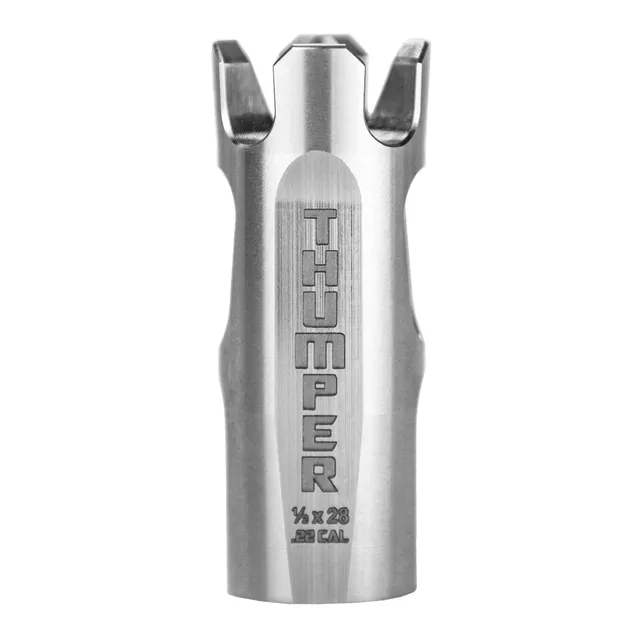 Battle Arms Development Thumper Muzzle Brake w/ 1/2x28 Threads, Stainless steel -BAD-THUMPER-223-SS