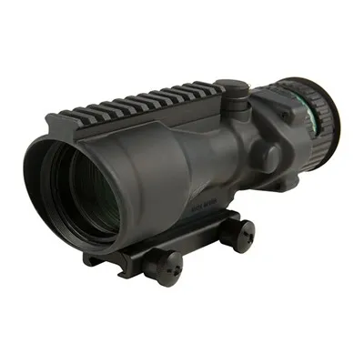 Ta648 ACOG 6x48mm Fixed Amber Chevron 308 Reticle Black W/Ta75 Mount