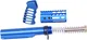 Guntec USA AR-15 4in Pistol Brace Build Kit With Milspec Buffer Tube Anodized Blue