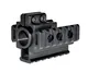 Sniper AR-15 4/15 Tri Rail Barrel Mount for Front Sight Attachment Picatinny Aluminum Matte Black