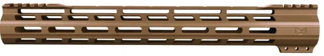 ABC RIFLE COMPANY Super Slim Free Float Hybrid Top Cut AR-15 M-LOK Handguard 15in Cerakote Bronze