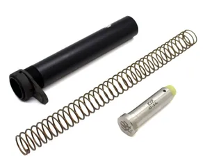 Kaw Valley Precision Pistol Stock Completion Kit - Stainless Steel 5.4oz Buffer Black Medium