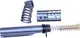Guntec USA AR-15 4in Pistol Brace Build Kit With Milspec Buffer Tube Anodized Grey
