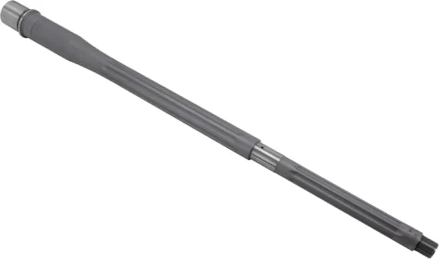 Shaw AR-10 22 Creedmoor Threaded Barrel 22in Straight Flute HBAR Profile 1-8 Twist 5/8-24 Thread Matte Stainless