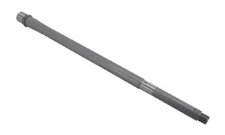 Shaw AR-15 22 ARC Threaded Barrel No Flute 18in HBAR Profile 1-7 Twist 1/2-28 Thread Matte Stainless
