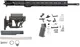 Luth-AR 18 in Mark 12 kit minus Lower Receiver w/coll. Stock Black Carbine