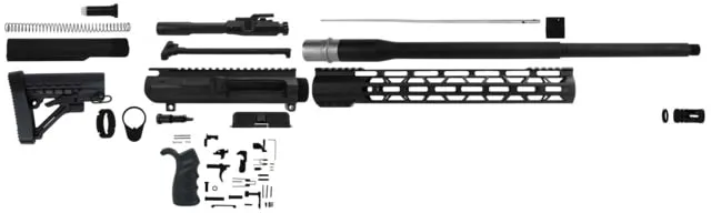 TacFire AR Rifle Build Kit With Lower Parts Kit Black Nitride