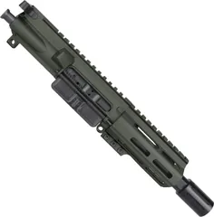 ABC RIFLE COMPANY AR-15 .223 Remington/5.56x45mm NATO Micro Pistol 5in Barrel M-LOK Handguard Upper Receiver w/BCG And Charging Handle Olive Drab