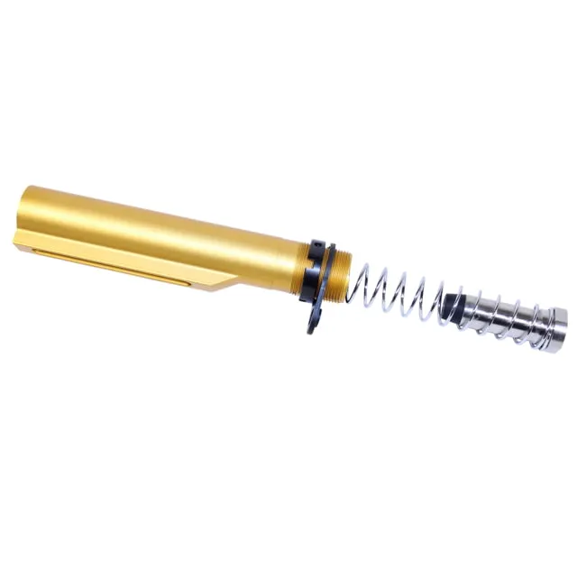 Guntec USA AR-10 Mil-Spec Buffer Tube Set .308 Cal Anodized Gold