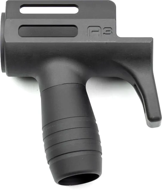 A3 Industries HK Modular M-LOK Vertical Foregrip - 2in Grooved Grip Black