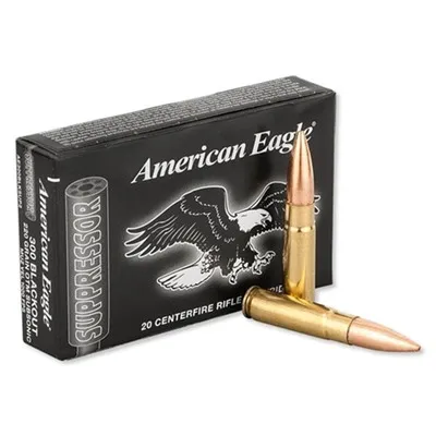 American Eagle OTM 300 AAC Blackout 220gr Open Tip Match Subsonic 20/Box