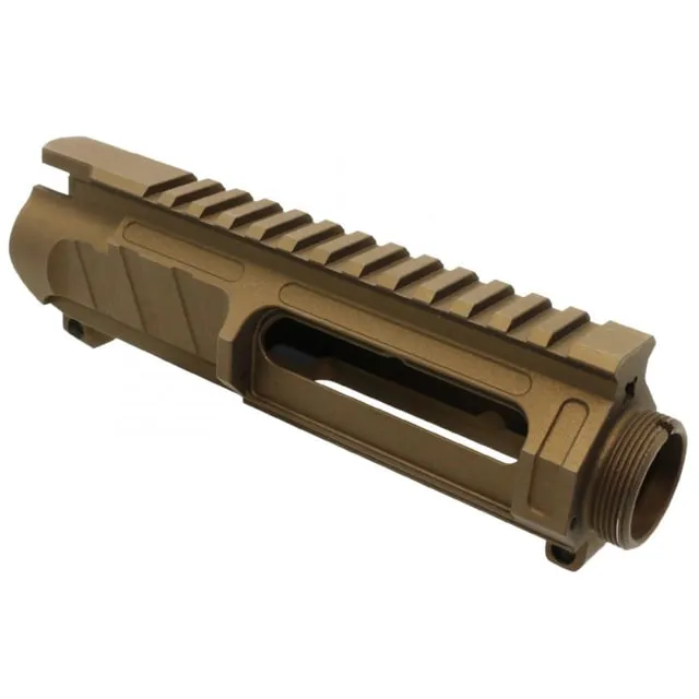 ABC RIFLE COMPANY AR-15 Custom Billet Modular Stripped Upper Receiver Burnt Bronze