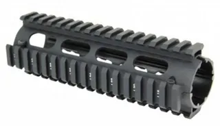 Tacfire AR15 Quad Rail 7in 2-Piece Drop-InLight Weight Black
