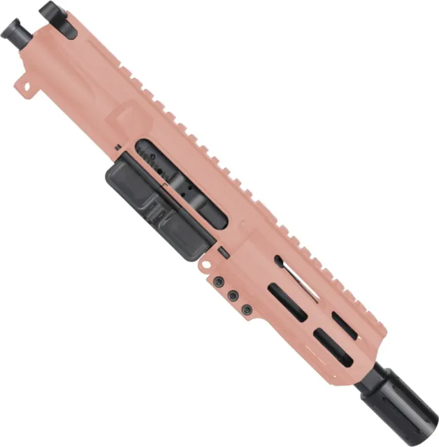 ABC RIFLE COMPANY AR-15 .223 Remington/5.56x45mm NATO Micro Pistol 5in Barrel M-LOK Handguard Upper Receiver w/BCG And Charging Handle Rose