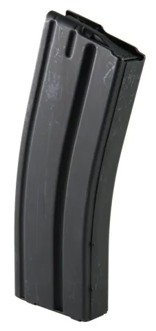 ASC Magazine: AR-15: 6.8 SPC 25rd Capacity Black Marlube Stainless Steel Gray Follower - 25-68-SS-BM-G-ASC