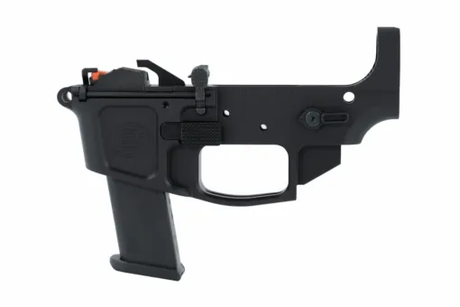 Dirty Bird Type-9A 9MM Ambidextrous Stripped Lower Receiver - Black