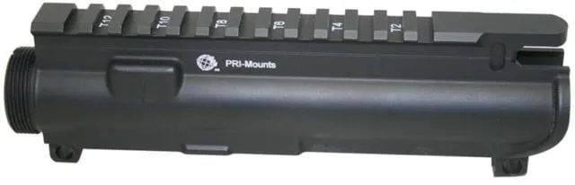 Precision Reflex AR-15 Flat Top Upper Receiver - Striped Black