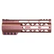 Guntec USA AIR-LOK Series AR-15 M-LOK Compression Free Floating Handguard w/ Monolithic Top Rail Gen 2 7in Anodized Bronze