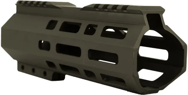 ABC RIFLE COMPANY Custom Hybrid Top Cut D-Front AR-10/DPMS LR-308 M-LOK Handguard 7in Olive Drab Green