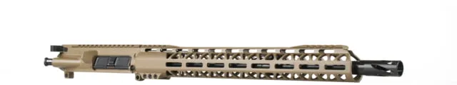 Bear Creek Arsenal BC-15 5.56 NATO 16in Upper Receiver M4 Carbine 1-7 1/2x28 Flash Hider Black Nitride FDE