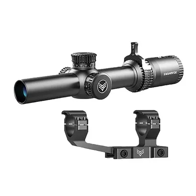 Illuminated Tomahawk LPVO 1-4x24mm SFP Ill. Guerrilla Dot BDC BLK W/MT