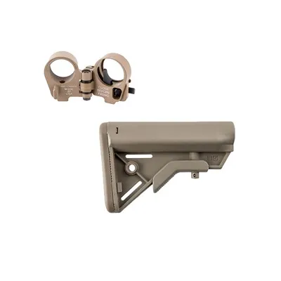 Collapsible Adapter AR-15 SOPMOD Bravo Stock W/ Folding Adpater FDE
