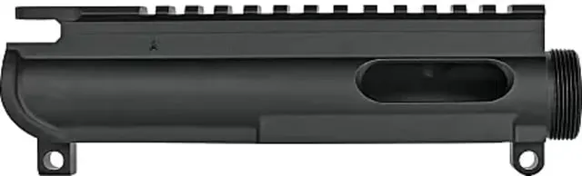Moriarti 9mm / 22LR / .40 Slick Side Upper Receiver No Forward Assist Black Anodized