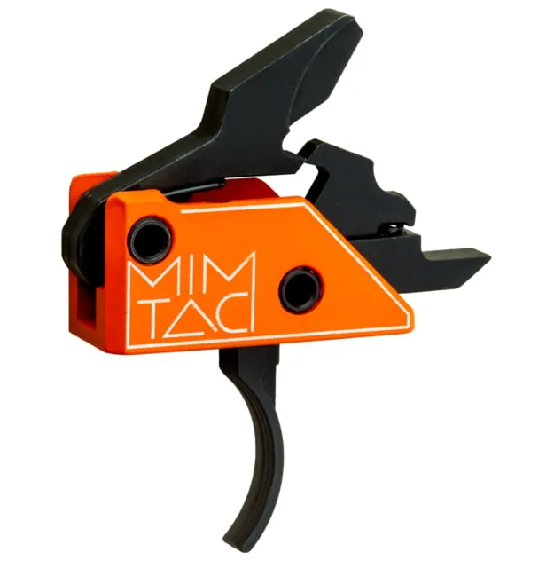 Mimtac Drastic AR-9 Drop-in Trigger Curved Orange/Black