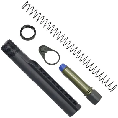Heavy Kspec AR15 A5-Length H2 Buffer Tube Kit W/5.6oz Buffer Black