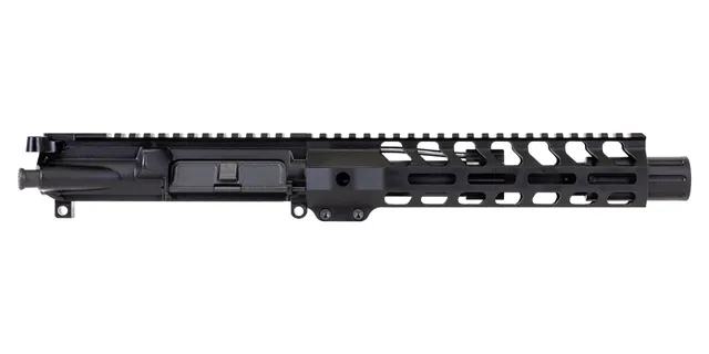 PSA 7.5" 300AAC Blackout Nitride 9" Lightweight M-LOK Upper w/ Fluted Flash Can, BCG, CH