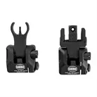 AR-15 Flip-Up Skirmish Buis Sight Set Black