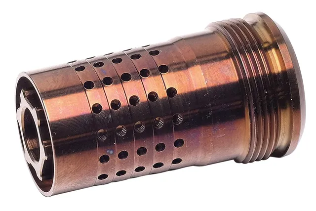 Q LLC Cherry Bomb 1/2-28 Fast-Attach Muzzle Brake, .223 Rem/5.56, Copper