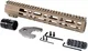 AT3 Tactical SPEAR M-LOK AR-15 Free Float Handguard 12 in FDE
