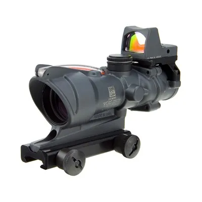 ACOG BDC Fixed 4x32mm Red Chevron 223 Ret Gray W/Ta51 Mnt & RMR Type 2