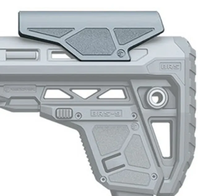Recover Tactical BRS AR Stock w/Cheek Rest/Compartment/BRS6 AR Mag Holder Black