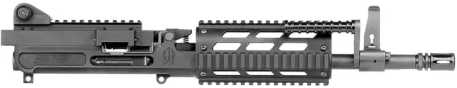 FightLite Mission Configurable Rifle AR-15 5.56x45mm NATO 12.5inch Upper Receiver Picatinny Rail 1-7 Twist 1/2x28 Anodized Black