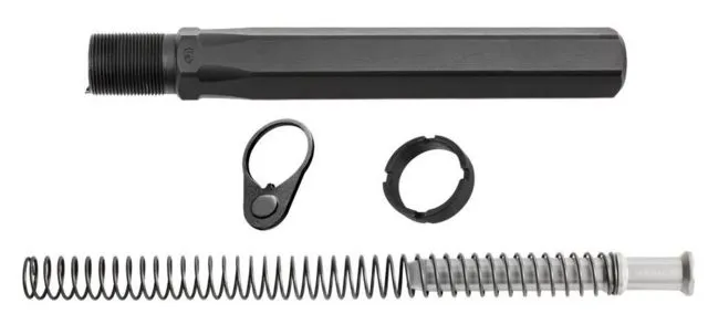 Phase 5 Weapon Systems Inc Hexone AR15 Rifle Buffer Tube Complete Assembly Black Medium