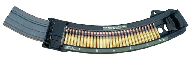 Maglula Range BenchLoader AR-15/M4 .223 Rem/5.56 Polymer Magazine Loader, Black