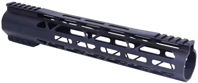 Guntec USA AR-308 12in Air-Lok Series M-LOK Compression Free Floating Handguard w/ Monolithic Top Rail Gen 2 Anodized Black