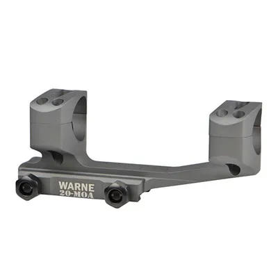 LR-Skel Extended Skeletonized Msr Mounts - 34mm Ultra High (1.435") 20 MOA Mount, Tactical Gray