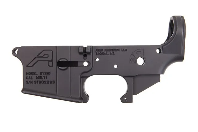 Aero Precision AR-15 STS Stripped Lower Receiver - Black
